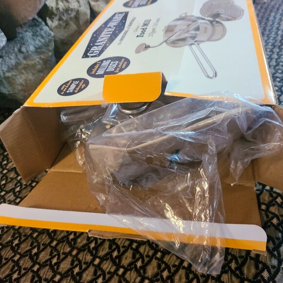 Granite Wear Food Mill Never Used in Package  Stainless Steel Vintage - Picture 2 of 13